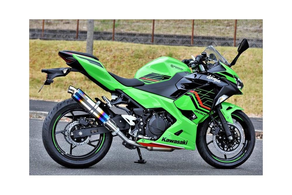 R-EVO ヒートチタンサイレンサー　スリップオン 迫力のあるサウンドがクセになる！Ninja ZX-4R用スリップオン